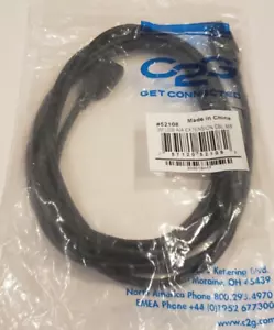 C2G #52108 9.8ft (3m) USB 2.0 A Male to A Female Extension Cable - Black - Picture 1 of 3