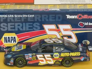 1/24 Michael Waltrip #55 NAPA 2006 Dodge Charger Team Calibre Diecast Car SELLADO - Imagen 1 de 14