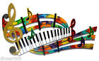 Beautiful Art of Music Wall Sculpture, Abstract Art Colorful Music Wall Decor