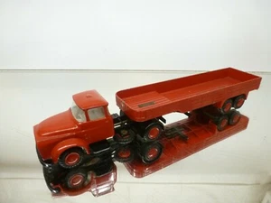 LION CAR 34 DAF TORPEDO + TRAILER - RED 1:50 - GOOD CONDITION - 124 - Imagen 1 de 10