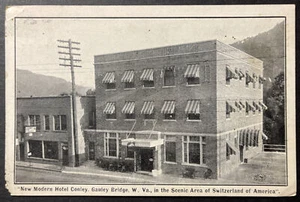 New Modern Hotel Conley Gauley Bridge West Virginia printed - Picture 1 of 2