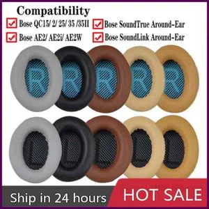 Replacement Earpads Cushion For Bose QuietComfort2 QC2 QC15 QC25 QC35 AE2 - Picture 1 of 38