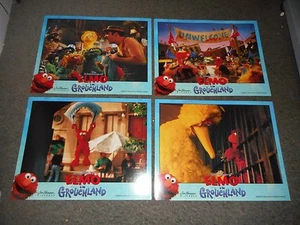 THE ADVENTURES OF ELMO IN GROUCHLAND - ORIGINAL SET OF 8 LOBBY CARDS - 1999 - Picture 1 of 1