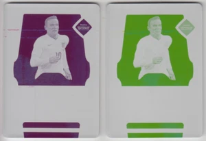 2022 National Treasures World Cup Soccer England Wayne Rooney Plate 1/1 Lot [2] - Picture 1 of 2