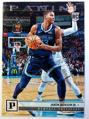 2018-19 Panini Chronicles Jaren Jackson Jr. Rookie RC #123, Memphis Grizzlies - Image 1 of 3