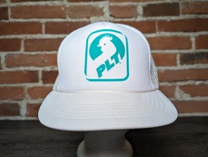 Vintage Poultry Litter Treatment Snapback Mesh Hat Cap Trucker NWOT - Picture 1 of 5