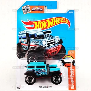 2016 Hot Wheels BAD MUDDER 2 #145 blue - HW Hot Trucks 5/10 - 1:64 Mattel DHR51 - Picture 1 of 2