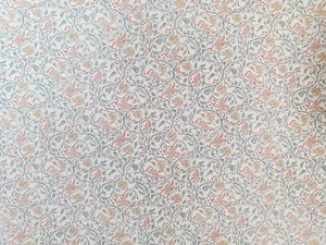 Dollhouse HALF SCALE Wallpaper 3 Sheets Birds Berries 1:24 Victorian Art Nouveau - Picture 1 of 3