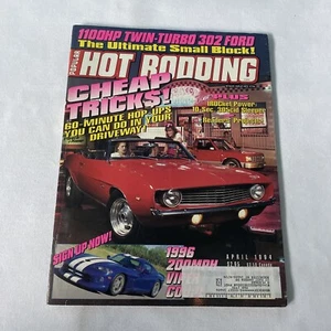 1994 April Popular Hot Rodding Magazine Cheap Tricks For Cars (CP230) - Picture 1 of 3