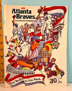 🔥1970 Atlanta Braves Illustrated Baseball Yearbook HIGH GRADE!🔥 Beautiful Book - Picture 1 of 1