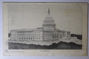 1903 US CAPITOL WASHINGTON DC 1898 CARTOLINA CONGRESSO AUTORIZZATA 413 - Foto 1 di 2