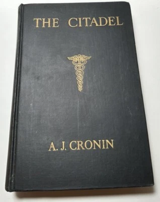 The Citadel AJ Cronin 1937 Little Brown 1st Edition 9th Printng Cloth Bound Book - Image 1 of 4