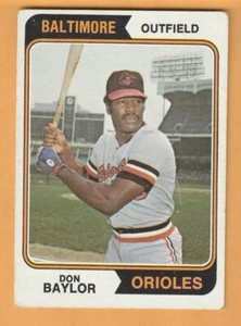 Don Baylor Baltimore Orioles 1974 Topps #187 Blinn College - Bild 1 von 2