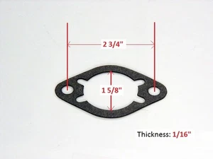 Base Mounting Flange Gasket Carburetor Carter BB Chrysler YF YFA Chevrolet /GMC - Bild 1 von 1