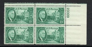 ALLY'S STAMPS US Plate Block Scott #930 1c Franklin D. Roosevelt [4] MNH [STK] - Picture 1 of 1
