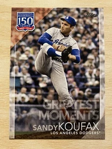 2019 Topps 150 Years of Baseball Greatest Moments #GM-16 Sandy Koufax - Picture 1 of 2