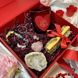 Poción de Amor Día de San Valentín Cristal Caja de Regalo Set Amantes San Valentín Regalo Niña - Imagen 1 de 3