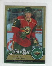 08/09 OPC Minnesota Wild Kim Johnsson Gold card #327