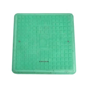 4iQ Schachtabdeckung 68x68 cm Kanaldeckel Grün Abdeckung mit Schlüssel - Bild 1 von 5