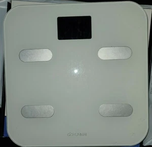YUNMAI Bluetooth Smart Scale w/ App Weight & BMI Glass Top Accurate 13 Body Comp - Picture 1 of 9