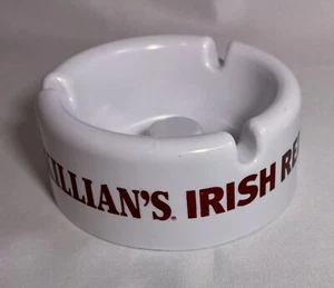 Vintage 1980’s Killian's Irish Red Beer Ashtray/Cigarette Tray, White Plastic - Picture 1 of 4