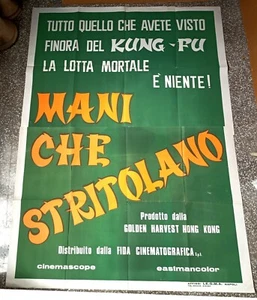 Original Plakat 4F - ZERREISSENDE HÄNDE Kung Fu - Movie Poster Poster - Bild 1 von 1