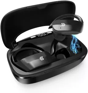 Auricolari Bluetooth AXUAN, Auricolari Bluetooth 5.0 con Custodia di Ricarica LED 3000 mAh - Foto 1 di 8
