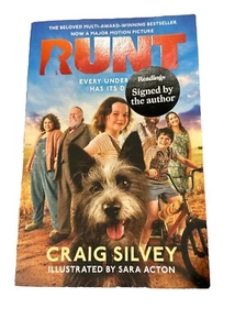 Runt Film Tie-In by Craig Silvey Paperback Book Signed By Author - Picture 1 of 3