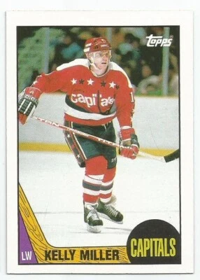 KELLY MILLER 1987-88 TOPPS ROOKIE CARD NM-MT+ CONDITION - Image 1 of 2