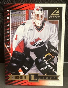 Roberto Luongo 1997-98 Pinnacle Zenith Hockey Rookie RC Card #97 Canada HOF - Picture 1 of 2