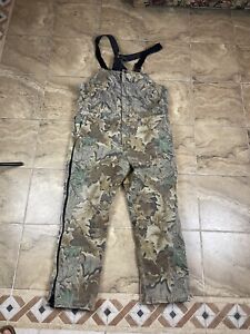 Vntg Realtree Walls Overalls Insulated Bibs Mens XL 42-44 Camouflage Hunting