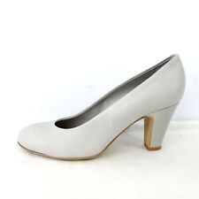 Enrico Antinori Women's Shoe Ladies Court Leather Grey Round New