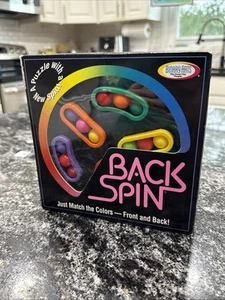Vintage Back Spin Hand Held Game Match Marble Colors Puzzle Brain Binary Arts - Picture 1 of 3