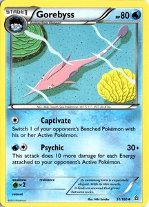Pokémon Gorebyss XY Primal Clash 51/160 Uncommon Light Play LP Karte Scan 2015 - Bild 1 von 2