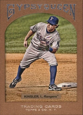 Papel enmarcado Topps Gypsy Queen 2011 #33 Ian Kinsler/999 - BB Foto 1 de 2