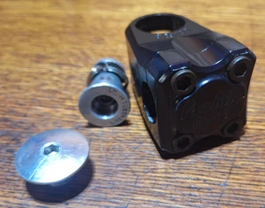 Vintage Black Profile Racing H.I.P Bmx Bike Stem 1 1/8 Threadless Top Load (S&M) - Picture 1 of 8