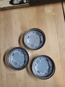 Posavasos Villeroy Boch Silver Blue rara vintage envejecida  - Imagen 1 de 5