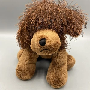 Webkinz Brown Dog Plush Puppy Shaggy 9" Stuffed Animal Toy *NO CODE* HM195 Ganz - Picture 1 of 6