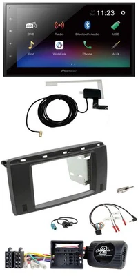 Pioneer DAB Lenkrad Bluetooth 2DIN USB Autoradio für Mercedes SLK 08-11 R171 - Bild 1 von 4