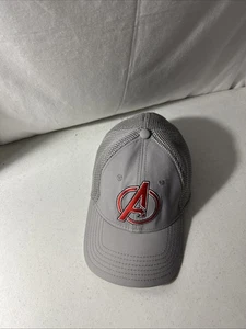 Chapeau gris dos résille assemblé Marvel Avengers taille unique adulte - Photo 1/5