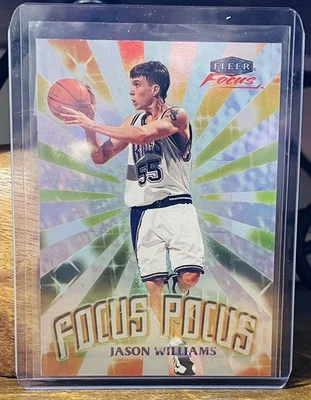 Fleer Focus Focus Focus 1999-00 Jason Williams #8 Foto 1 de 2