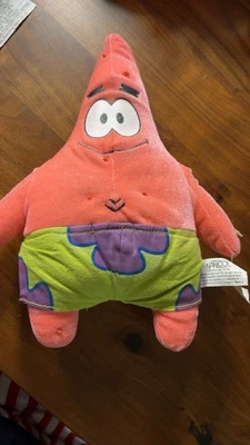 Vintage 2003 Mattel Viacom SpongeBob SquarePants Patrick Star Plush NWOT 7in - Image 1 of 3