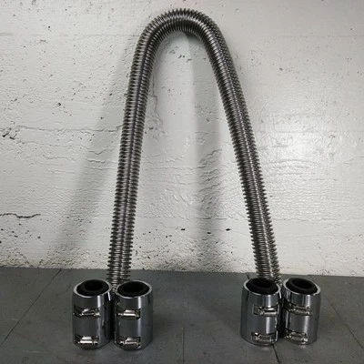 1928 - 1931 Ford Model A 48 Stainless Steel SS Radiator Hoses Kit  - Image 1 of 4
