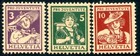 SCHWEIZ 1916 130-132 ** POSTFRISCH TADELLOS PRO JUVE 200€(48999