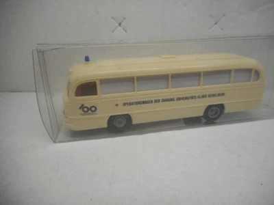 Modellauto Brekina MB O321 beige 1:87 ohne OVP Operationswagen UNI Heidelberg - Bild 1 von 4