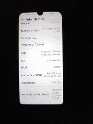 Huawei Y5 (2019) 16 GB  - Immagine 1 di 4