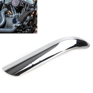 For Harley Motorcycle Exhaust Muffler Pipe Heat Shield Cover Heel Guard Silver - Picture 1 of 6