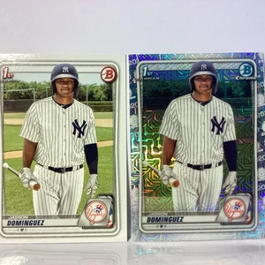 2020 Bowman Chrome & Paper Jasson Dominguez 1st Lot (2) #BCP-8 Mojo NM+ - Bild 1 von 5