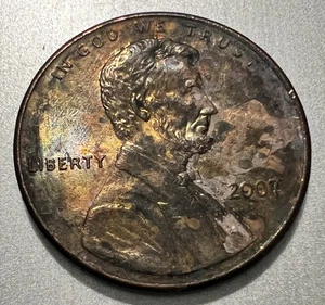 2007 Lincoln Shield Penny Die Strike ERRORS On Obverse & Reverse (#3) - Picture 1 of 6
