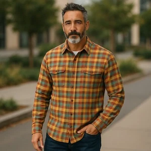 Mountain Khakis Men's Peaks Flannel Shirt Size XL - Picture 1 of 5